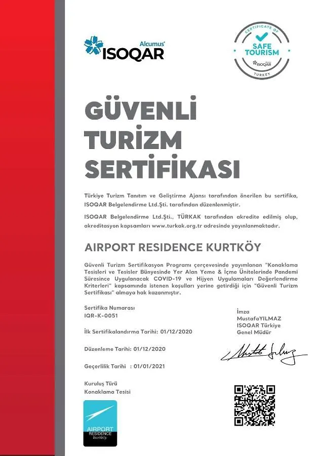 Airport Residence Estambul 3*,