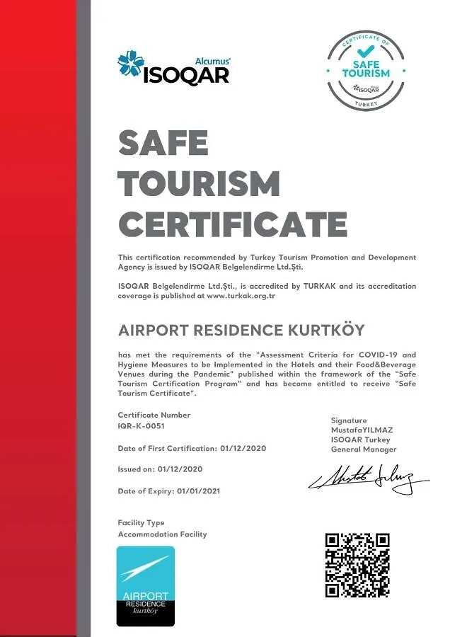 Airport Residence Estambul Apartahotel